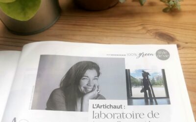 Lina Singer parle de L’Artichaut dans Bordeaux Madame magazine